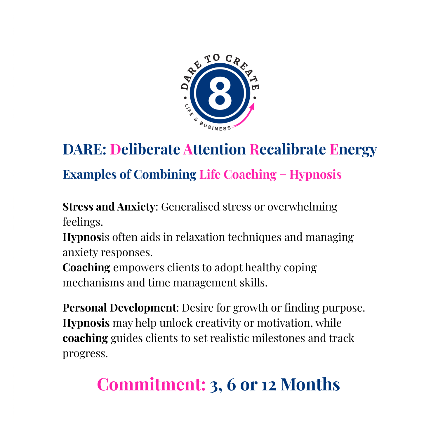 12 Month Hypno-Coaching Programme