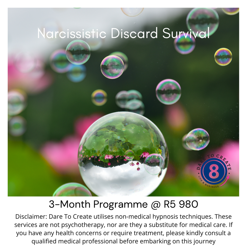 Narcissistic Discard Survival 3 Month Hypno-Coaching Programme